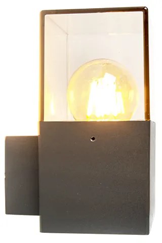 Дания Модерна Външна Стенна Лампа Антрацит IP44