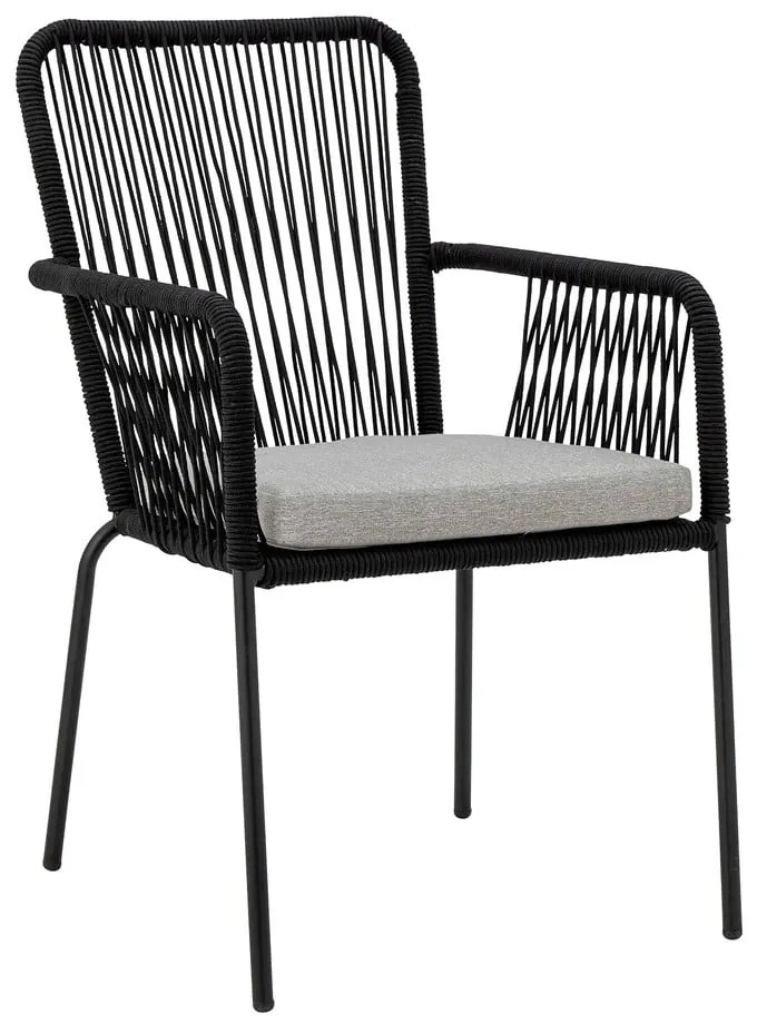 Черни трапезни столове в комплект от 2 броя Santino – Bloomingville