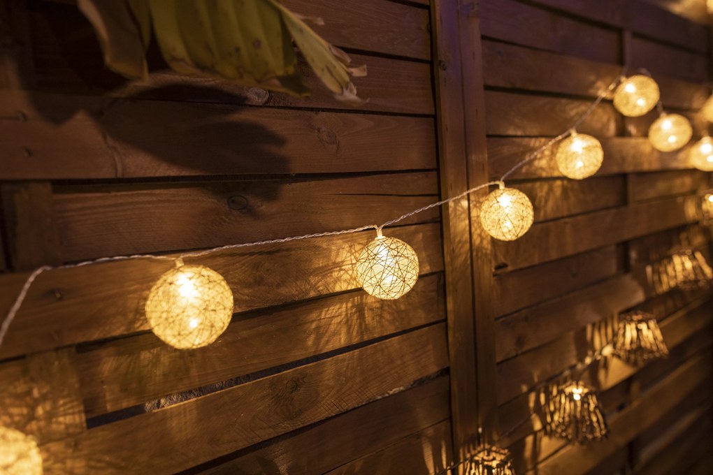 Коледни външни светлини 3.3м с LED 10-крушки - Pallina