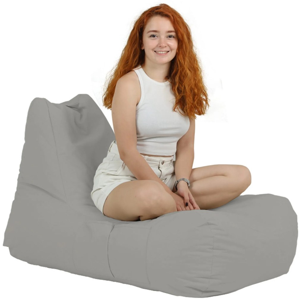 Градински пуф Trendy Comfort Bed Pouf, цвят Сив