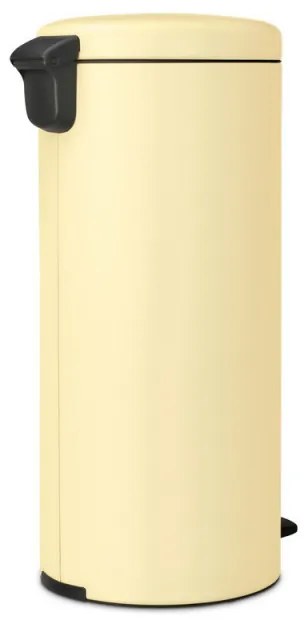 Кош за боклук с педал Brabantia NewIcon 1008852, 30 л, Плавно затваряне, Противоплъзгаща основа, Жълт