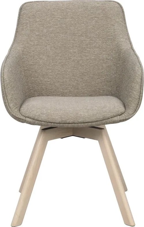 Бежови тапицирани трапезни столове в комплект 2 бр. Alison – Rowico