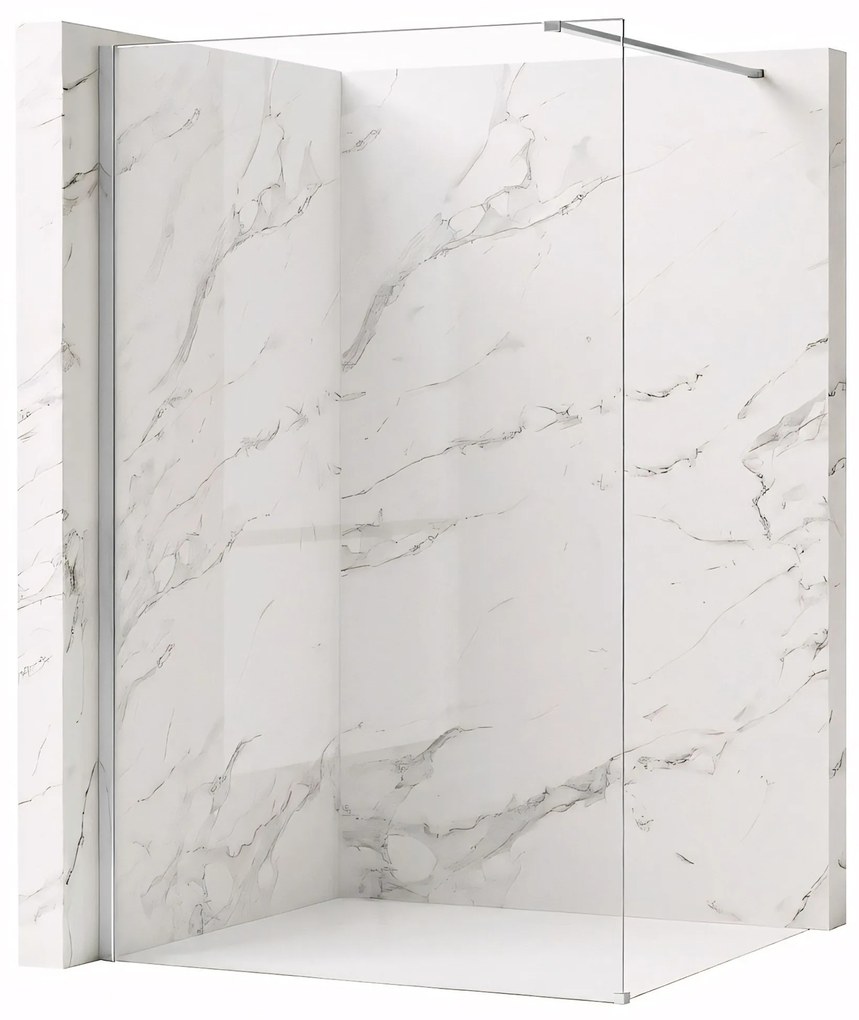 Параван за душ Rea Flexi Transparent / Chrome 90