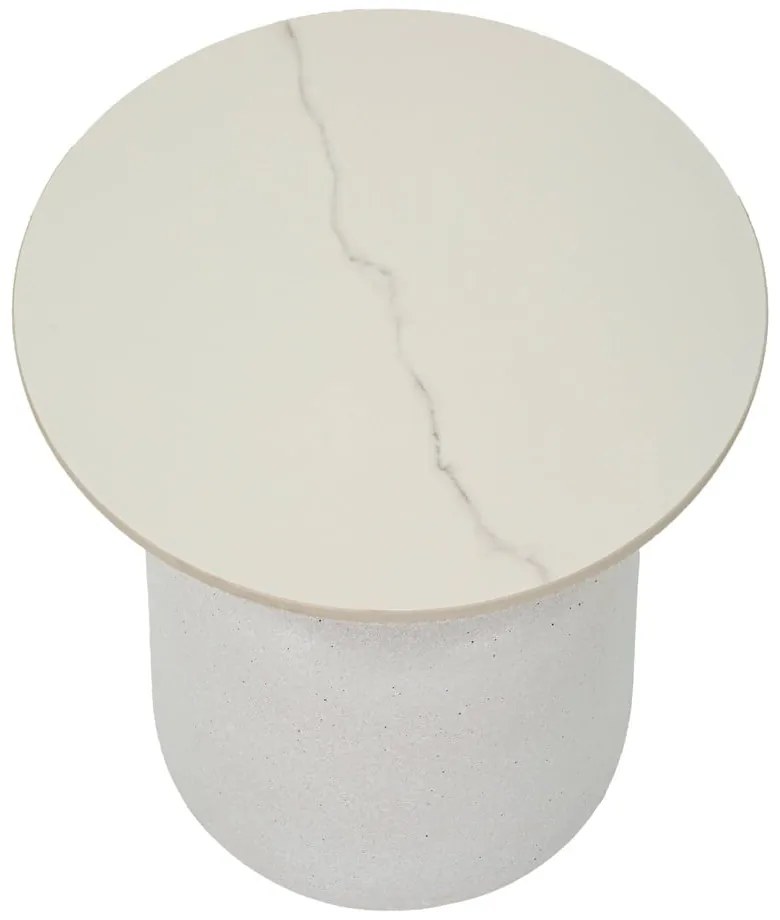 Кръгла странична масичка с керамичен плот ø 40 cm Fush – Mauro Ferretti