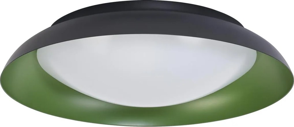 Osram - LED димируем таванен плафон ORBIS PLATE LED/35W/230V пр.43см зелен/черен