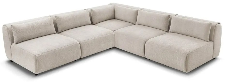 Бежов ъглов диван (променлив) Jeanne - Bobochic Paris