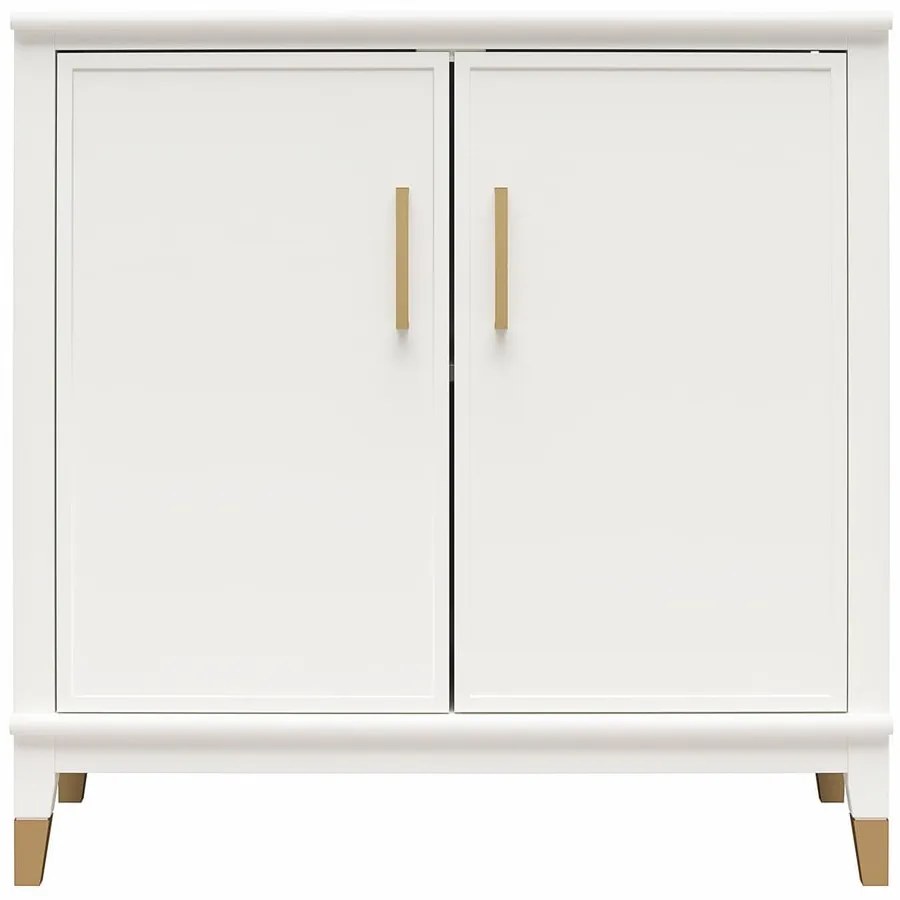 Бяло шкафче 84x84 cm Westerleigh – CosmoLiving by Cosmopolitan