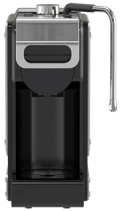 Разопакован: Еспресо машина за мляно кафе и капсули 8в1 Oliver Voltz OV51171N8M, 1450W, 1 л, 5 адаптера, 19 bar, Черен