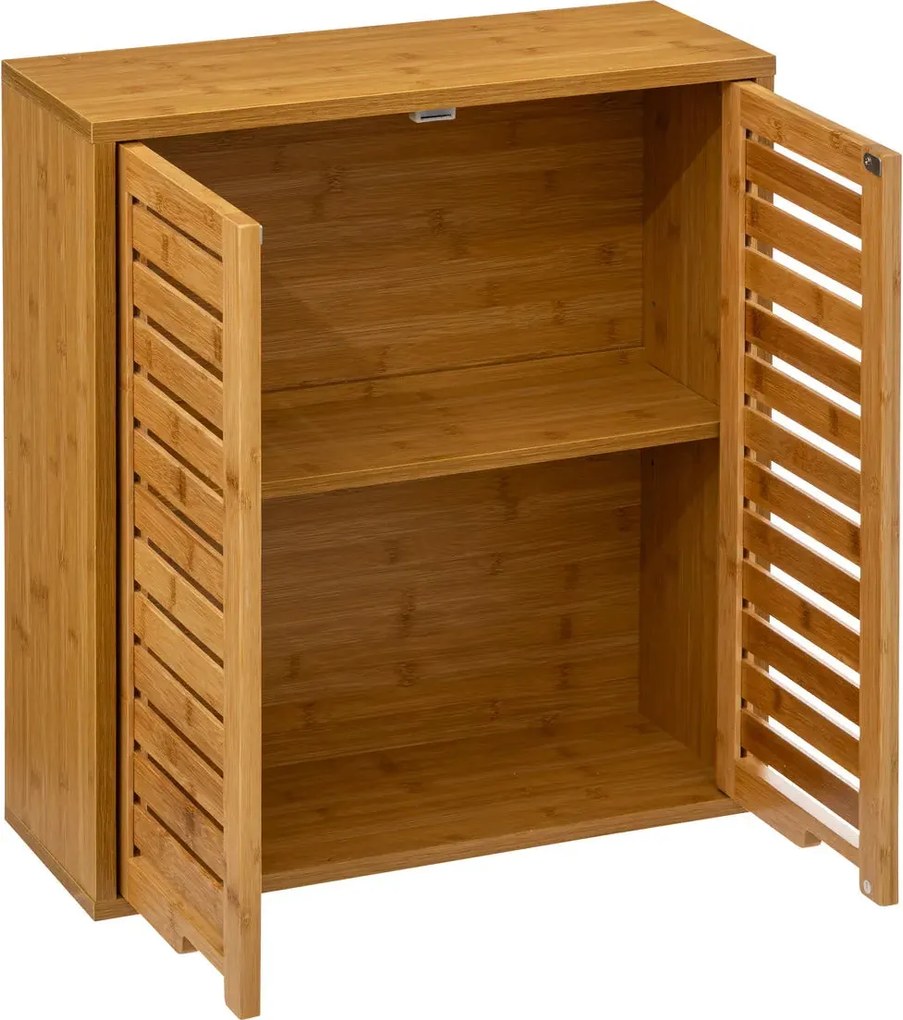 Шкаф за баня 5five Sicela, Стенен, Бамбук