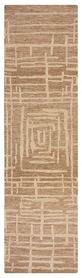Бежова пътека 80x300 cm Elliot – Flair Rugs