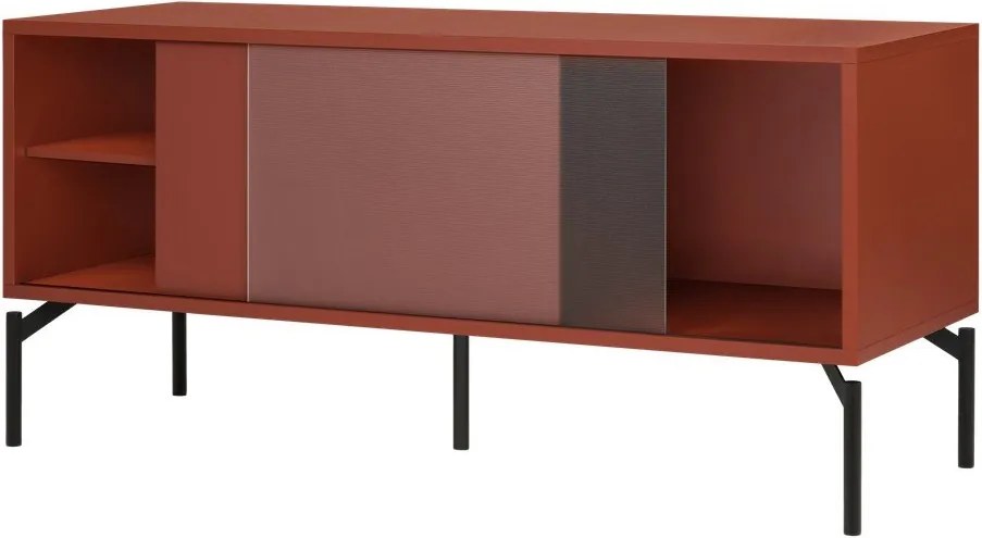 Теракотена маса за телевизор 116x55x42 cm Met Mini – noo.ma