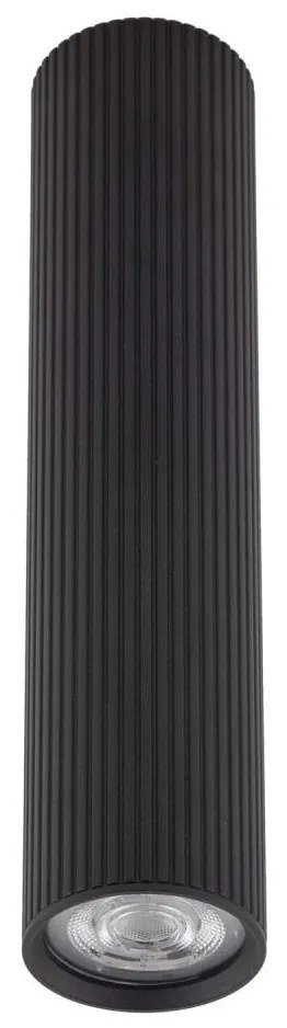 Спот осветително тяло TUNE L 1xGU10/10W/230V 24 см черно