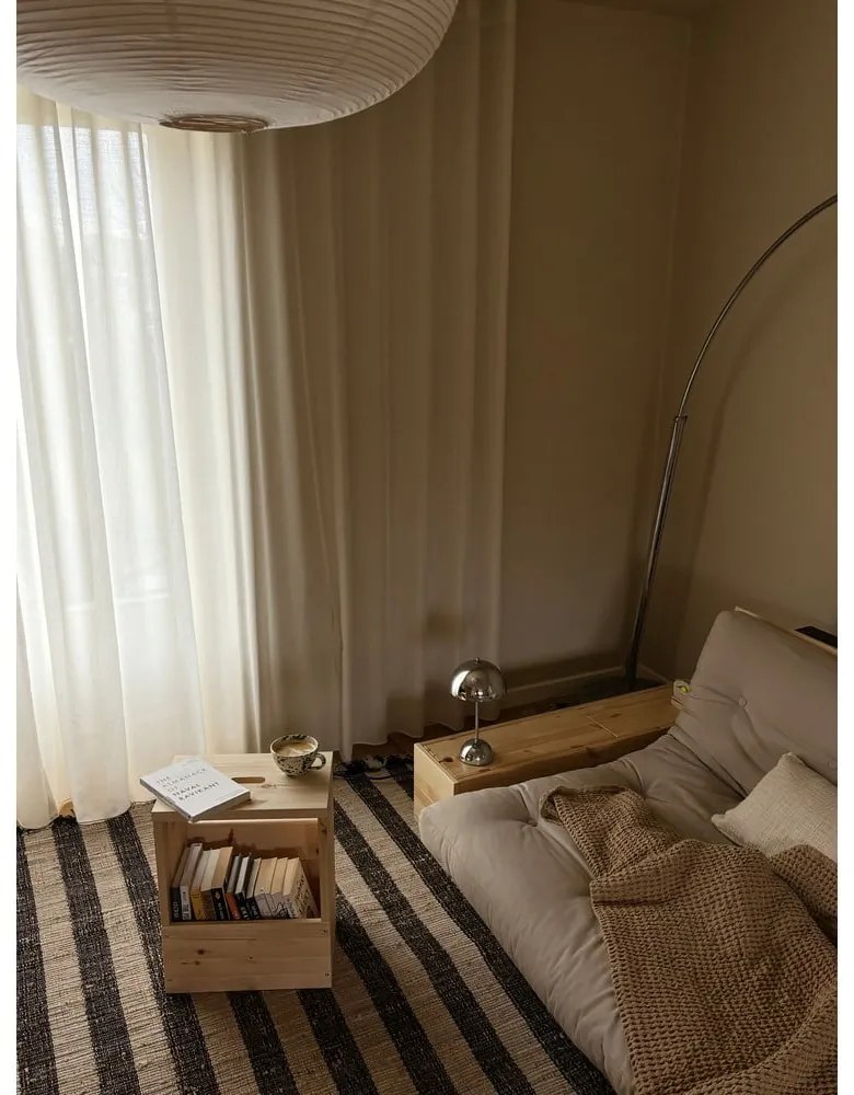 Нощно шкафче от масивен бор в естествен цвят Grab It – Karup Design