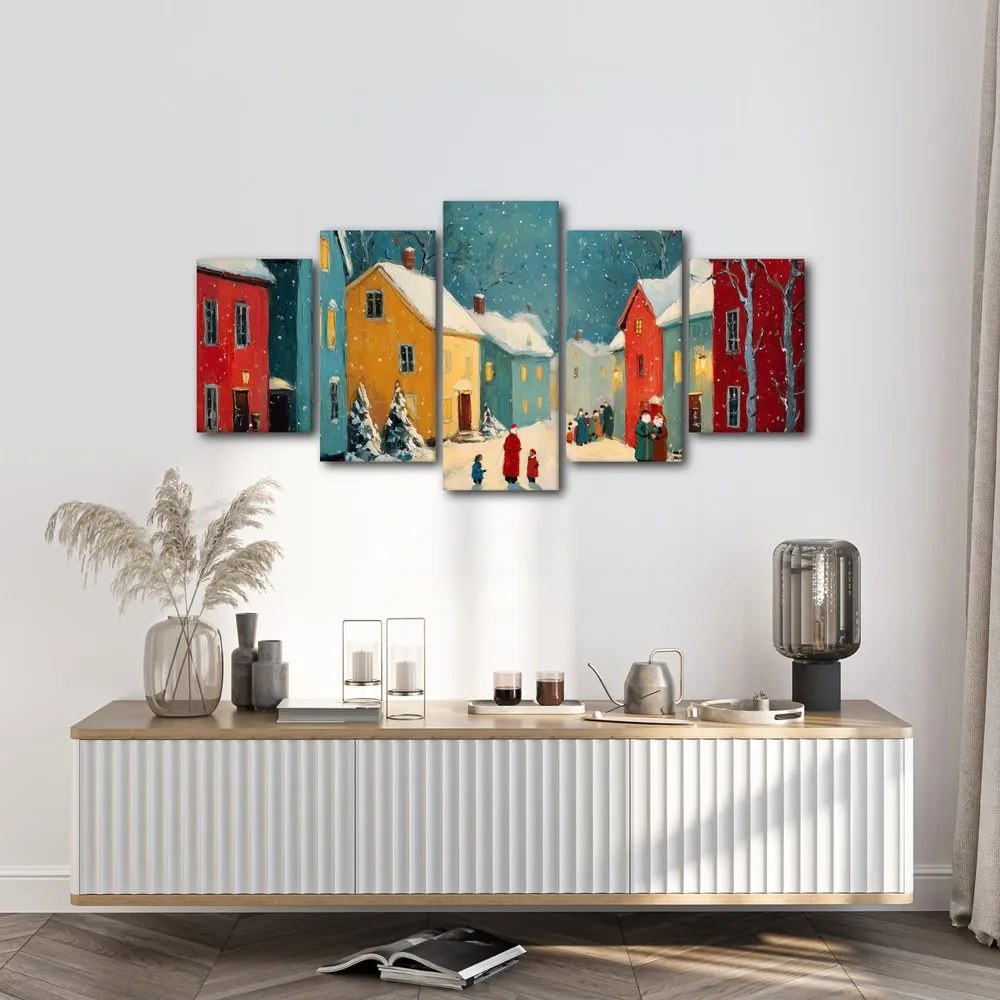 Картини от 5 části – Зимно селце под снега