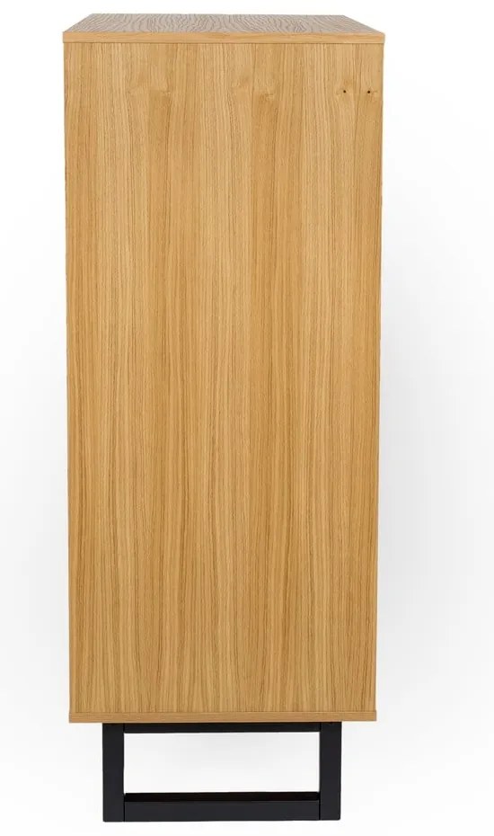 Комод с чекмеджета от дъб Camden Herringbone, 40 x 123 cm Mora - Woodman