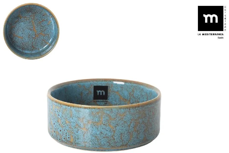 Купа LA MEDITERRANEA Scratch Blue, 13х5cm, порцелан