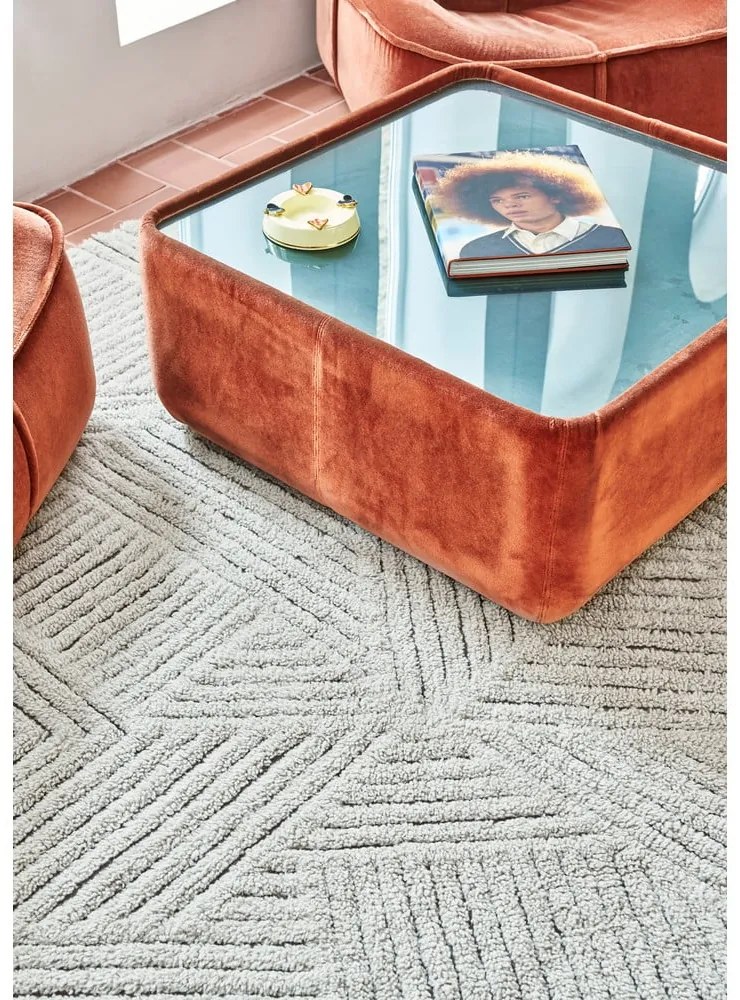 Кремав ръчно изработен вълнен килим подходящ за пране 170x240 cm Almond Valley – Lorena Canals