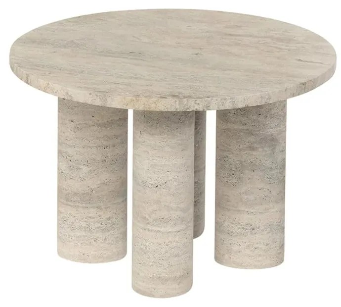 Каменна кръгла странична масичка ø 52 cm Volos – Blomus