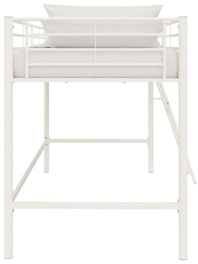 Бяло повдигнато детско легло 90x200 cm Jodie – Støraa