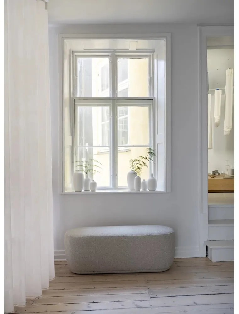 Сива пейка от плат букле KUON - Blomus