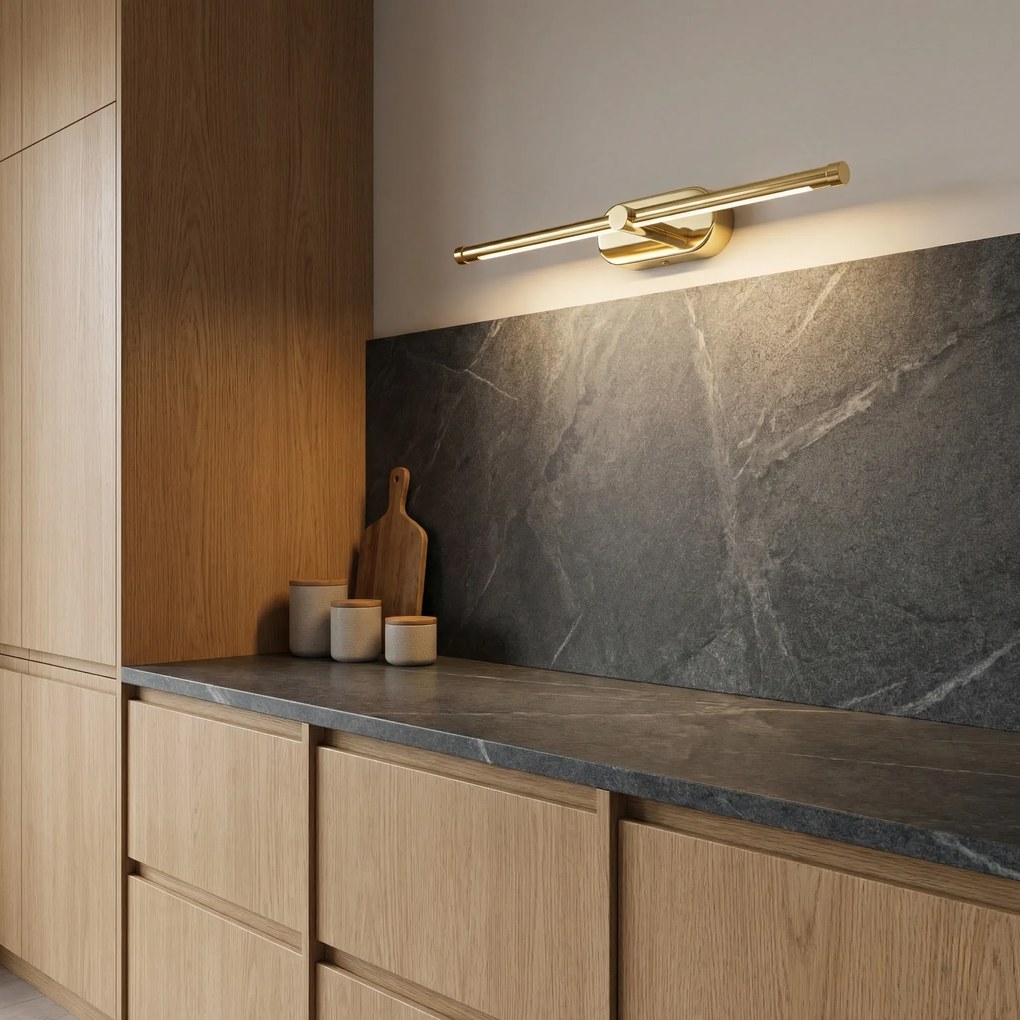 Stenen LED aplik za banya APP1889-1W 40 cm GOLD