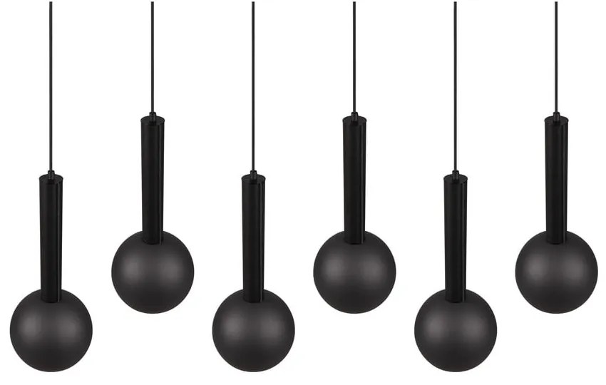 Черно висящо осветително тяло Ciliana – CINQUE