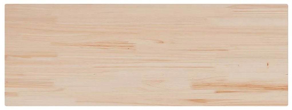 847418 vidaXL Плот за маса, 110x40x1,7 см, правоъгълен, бор масив