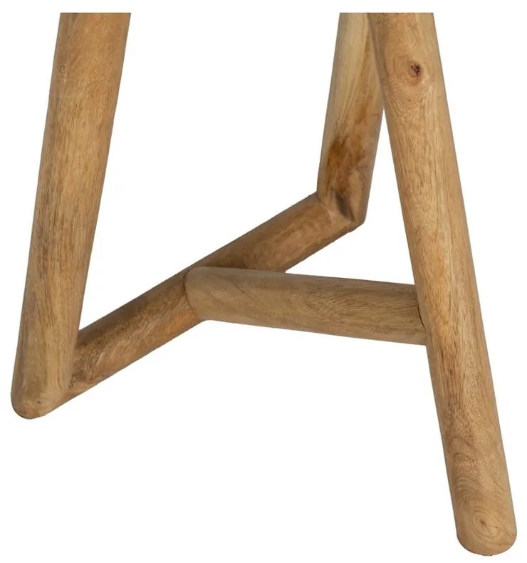 Кръгла странична масичка от масивно манго ø 40 cm Mao – Ixia