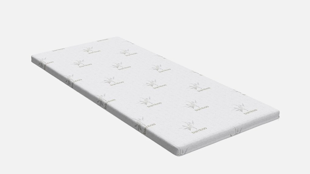 Топ матрак Sleepy, Bamboo Deluxe, 114x190x5, Среден към мек, Мемори пяна