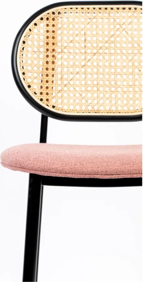 Черен/светлорозов бар стол 94 cm Spike - Zuiver