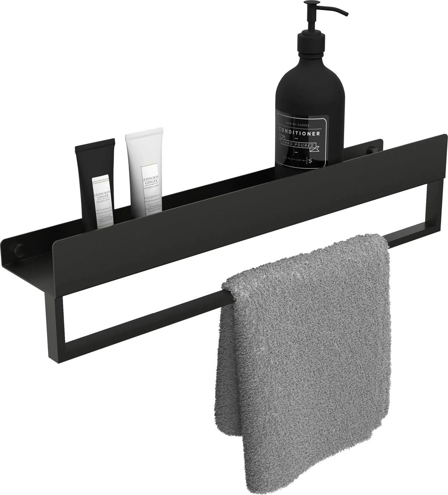 Рафт за баня SF01 60cm black matt
