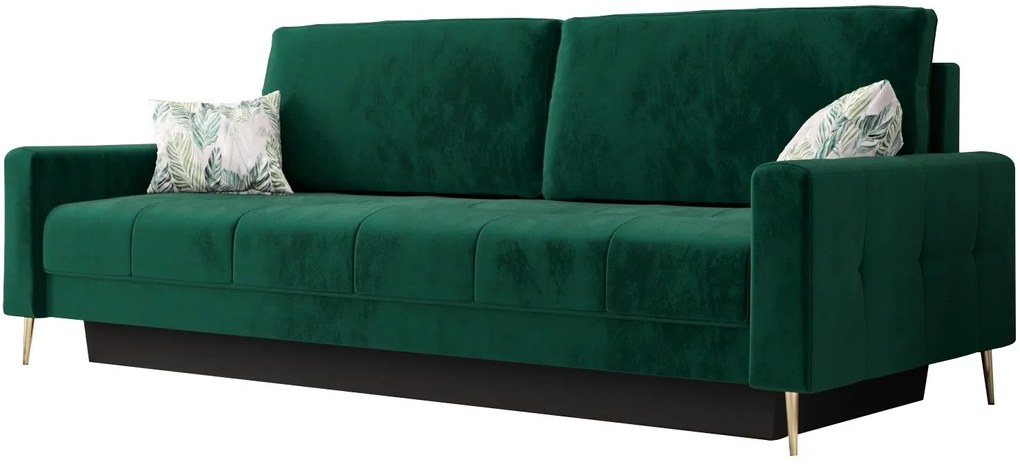 Разтегателен диван Sopi-Зелен