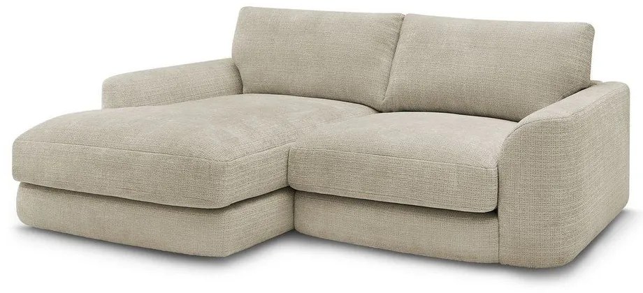 Бежов шенилов ъглов диван (ляв ъгъл) Leonore – Bobochic Paris