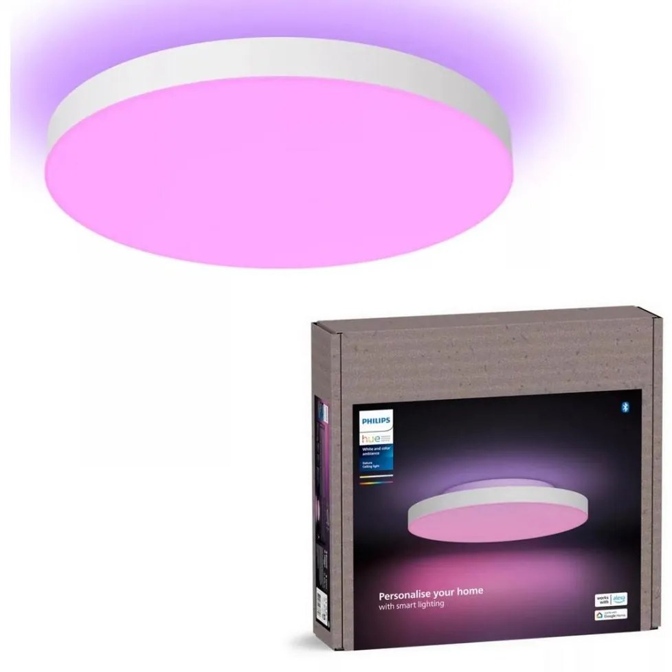 Philips - LED RGBW Димируем плафон Hue DATURA LED/48W/230V