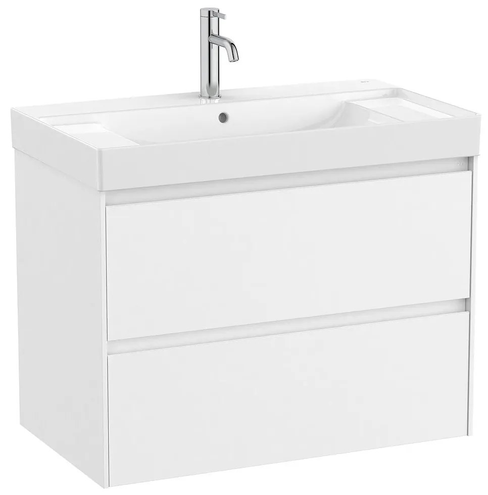 Конзолен шкаф за баня A851691509 и централен умивалник, 80х46х64.5см