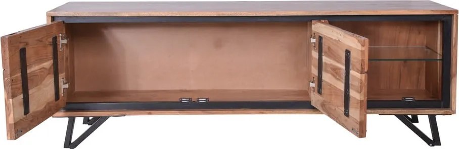 Маса за телевизор от масивна акация в естествен цвят 150x51x40 cm Ambala – Interia Home &amp; Living