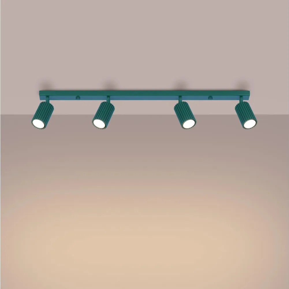 Brilagi - LED точково осветително тяло CRESTO 4xGU10/10W/230V тюркоазено