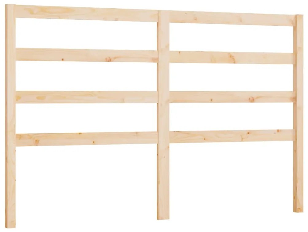 817630 vidaXL Горна табла за легло, 126x4x100 см, бор масив
