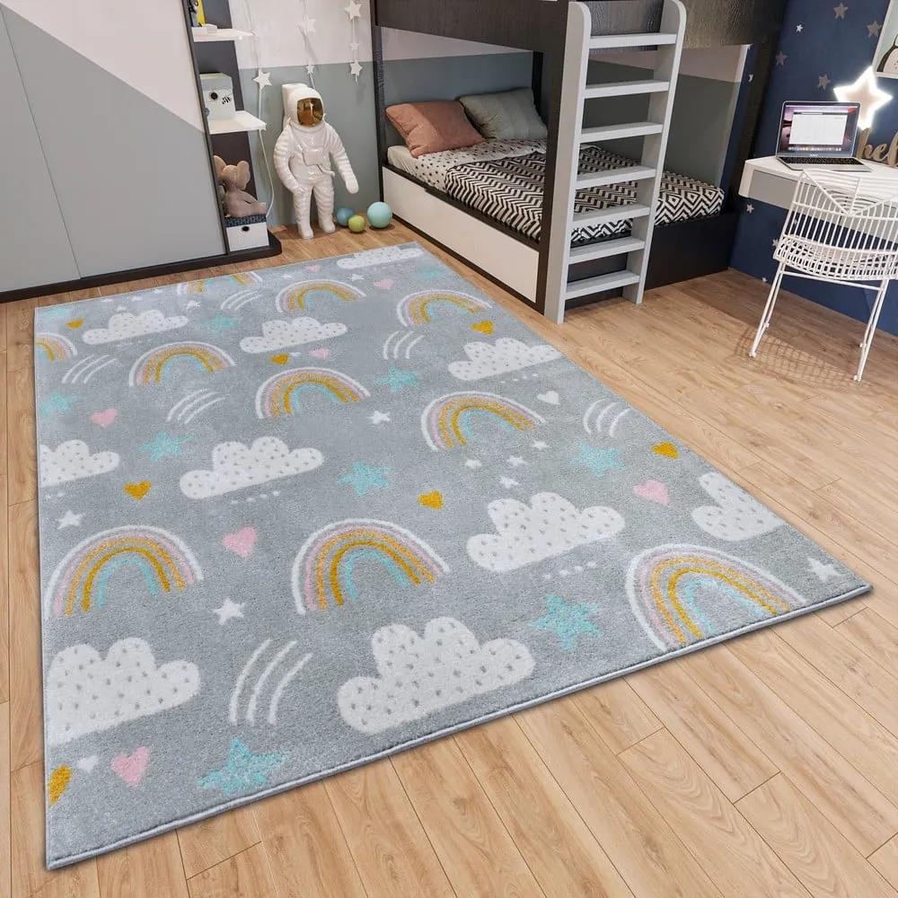 Сив детски килим 120x170 cm Rainbow - Hanse Home