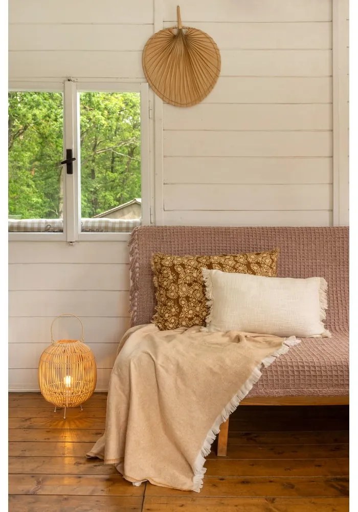 Ратанова настолна лампа - Casa Selección