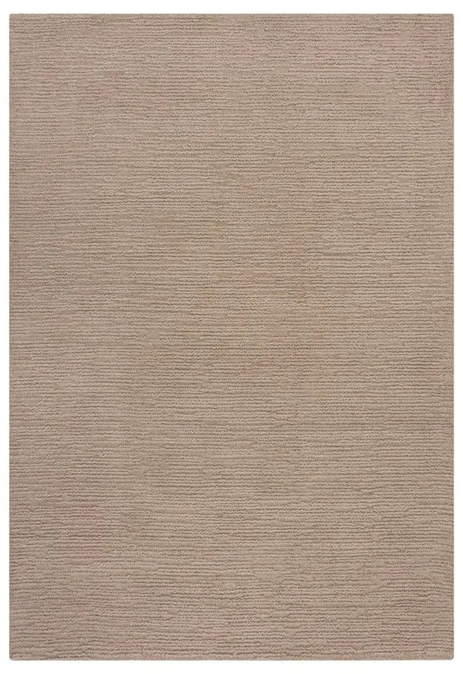 Бежов ръчно изработен вълнен килим 160x230 cm Harris Boucle – Flair Rugs