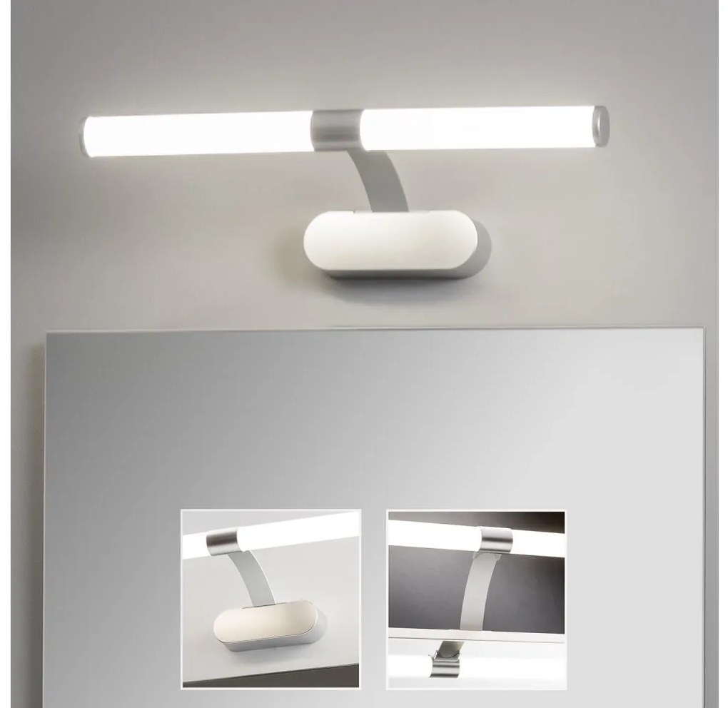 Brilagi - LED осветление за огледало в банята TUBEO LED/6W/230V 40 cm IP44 сребристо