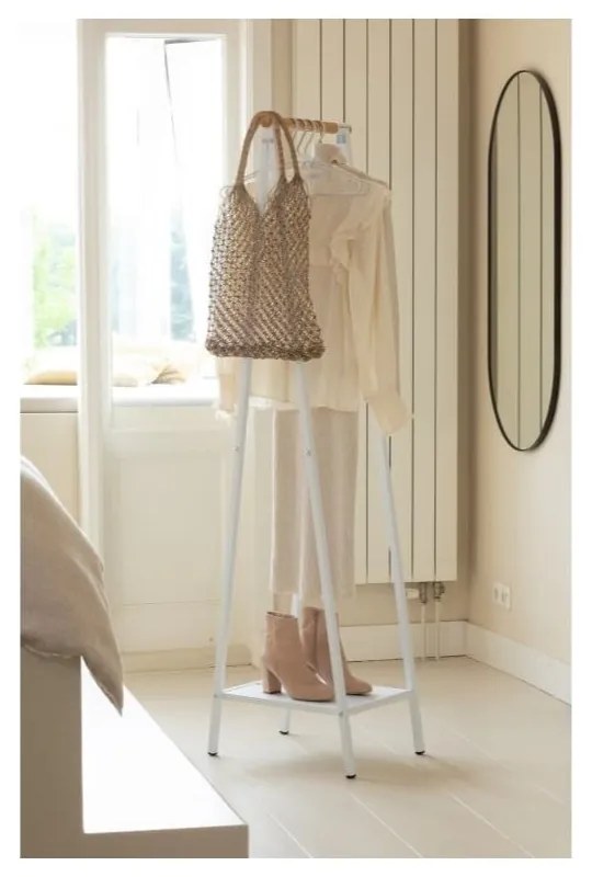 Бяла стоманена стойка за дрехи Linn – Brabantia