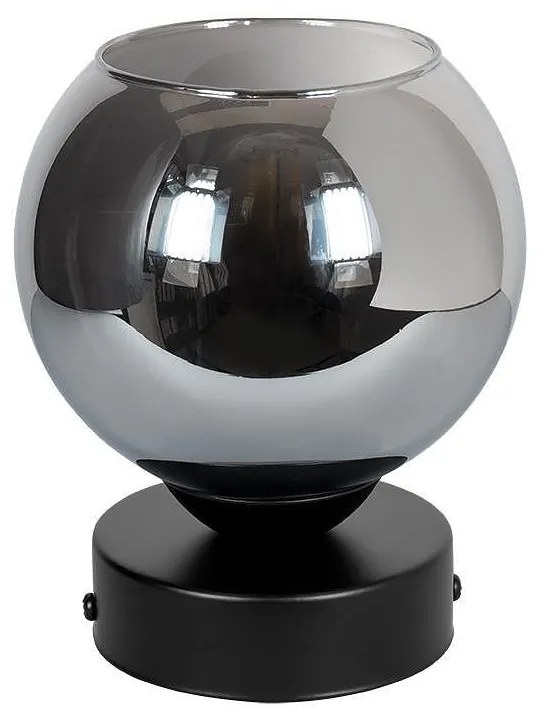 Настолна лампа ЛАГО, черен/сив, 1xE27