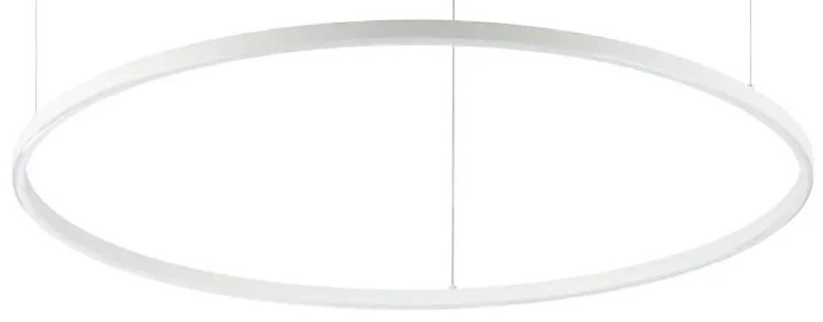 Ideal Lux - LED полилей на кабел ORACLE SLIM LED/53W/230V 2700K Ø 90 см бял