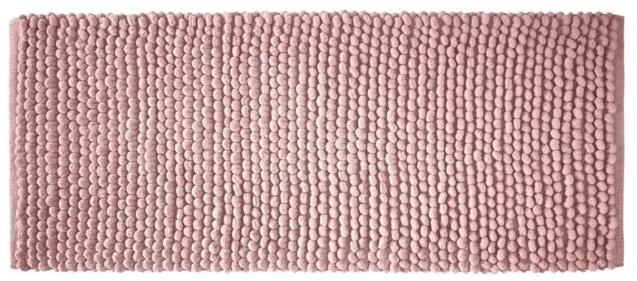 Розов килим за баня 50x120 cm Aspen Bobble – Bianca