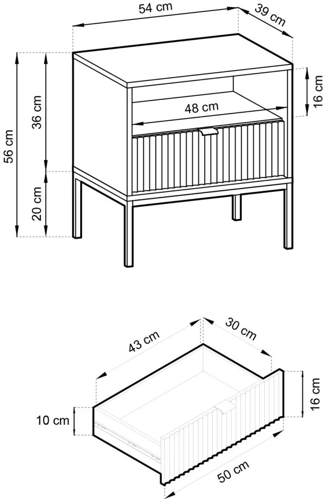Странична маса Palermo-Leuko