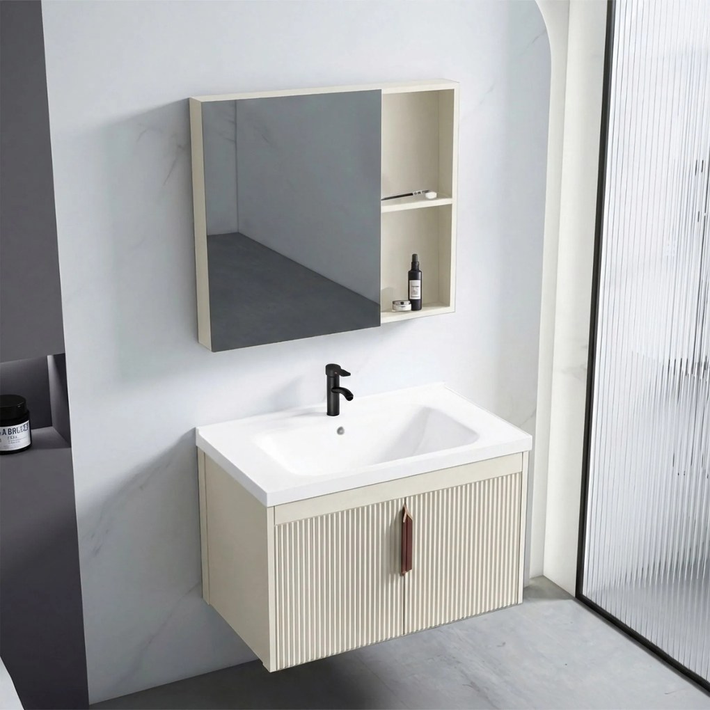 Комплект мебели за баня с мивка Astor 60 см Beige
