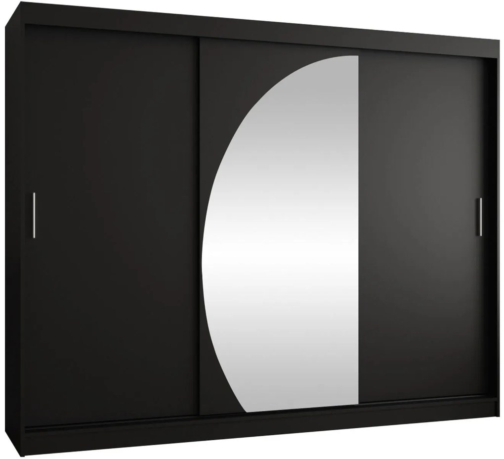 Гардероб Wika Plus плъзгащ-Черно