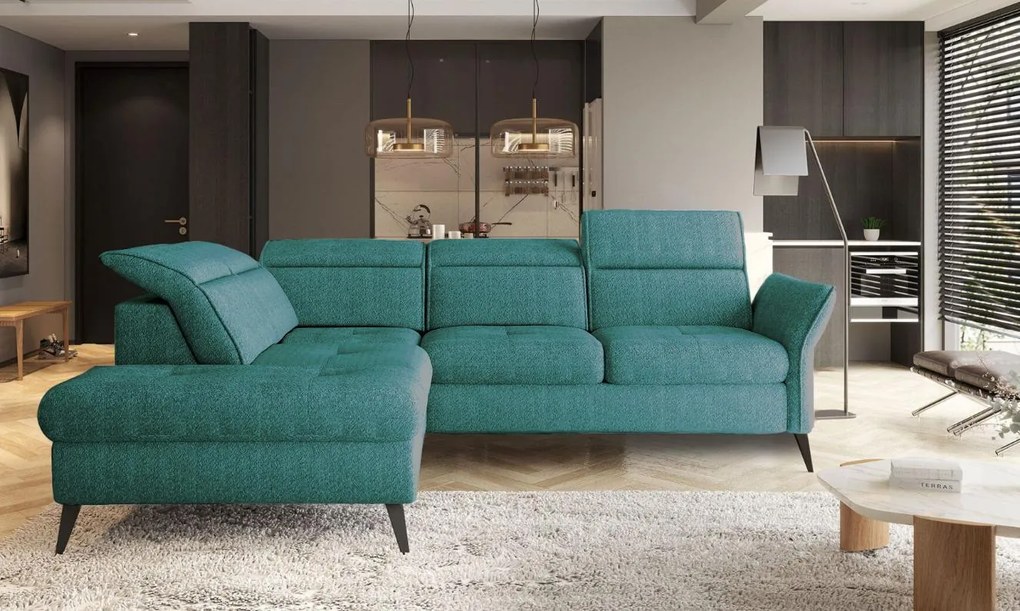 Ъглов диван Minion-Prasino-Left